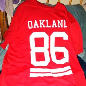 MENS OAKLAND T SHIRT 2XL